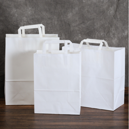Paper Bags For Food Takeaway Luxury Kraft Paper Bags With Logo Custom 