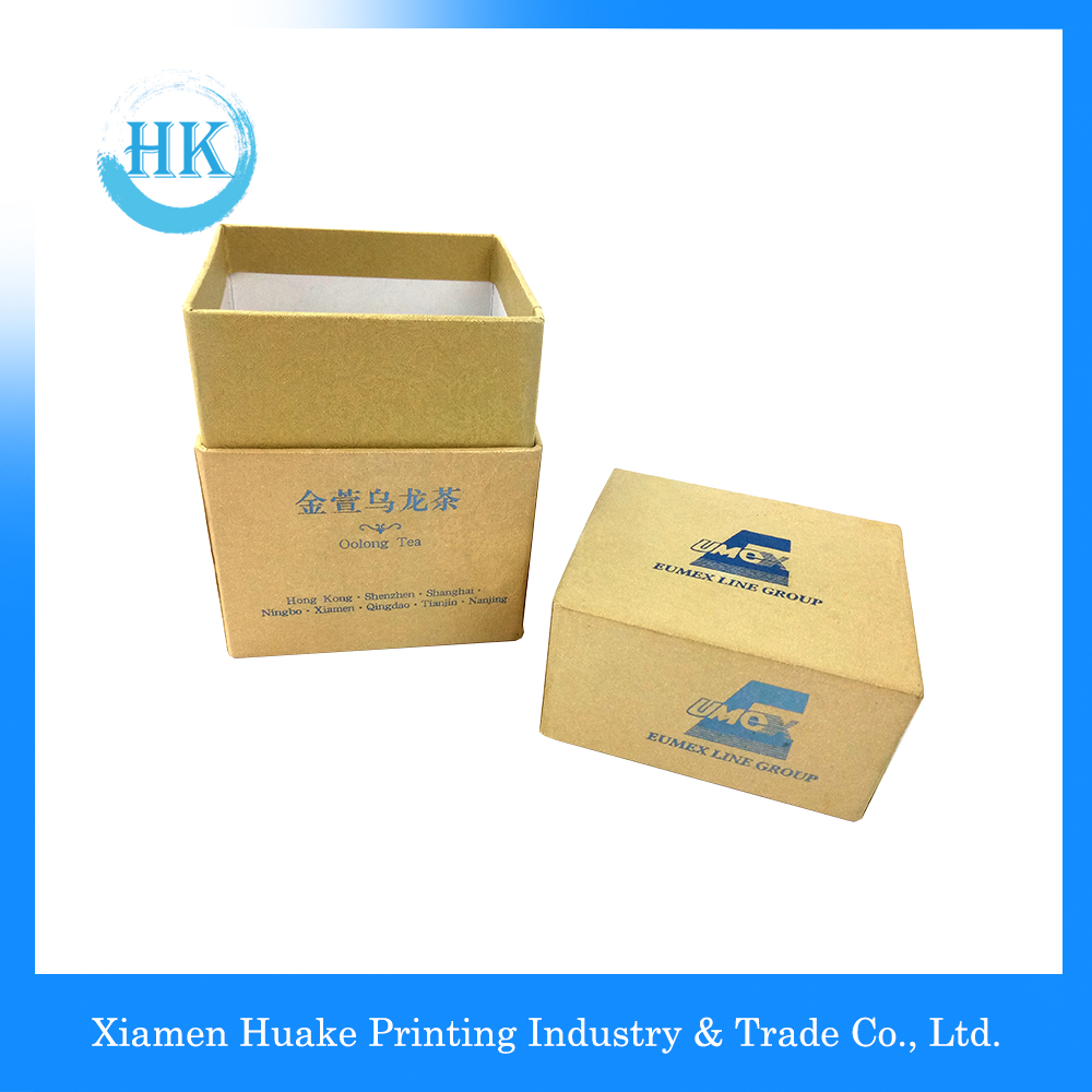 Luxury Fancy paper Packaging Tea Box Lid And Bottom With Hot Stamp