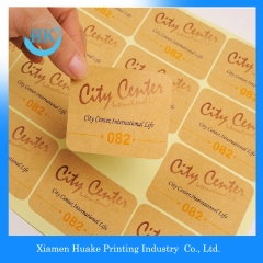 impresión de etiquetas de papel adhesivo