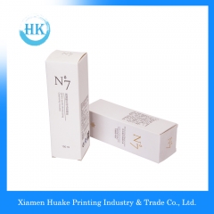 Huake Printing Estuche de papel corrugado largo blanco con bronceado en caliente