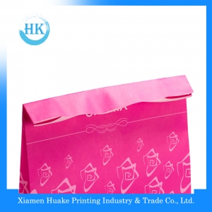 Fábrica de bolsas de papel de hotsell para embalaje cosmético. 