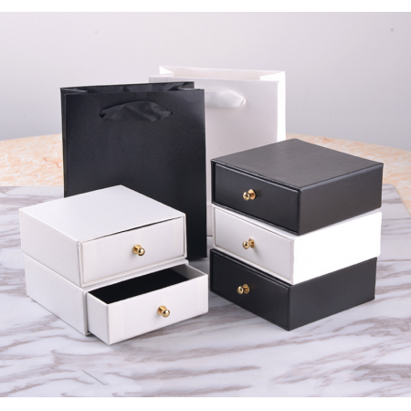 Wholesale Cardboard Drawer Paper Box Jewelry Packaging Custom Logo 