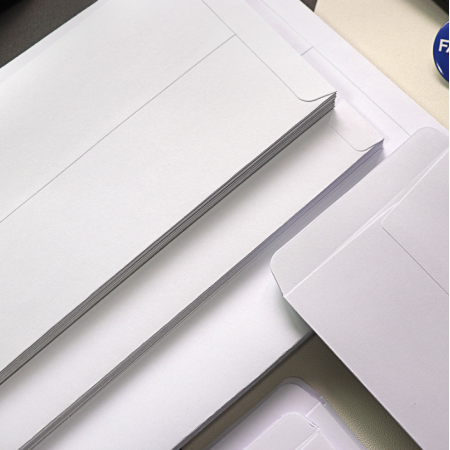 Blank Greeting Cards And Envelopes C5 Kraft Mailer Letter Custom Printing 