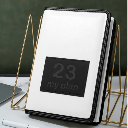 2023 Budgeting Planner Pu Leather Notebook Journal Debossing Logo Custom 